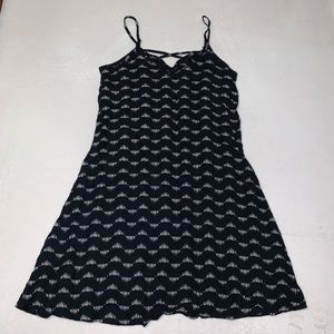 SO Black and White Patterned Mini Dress